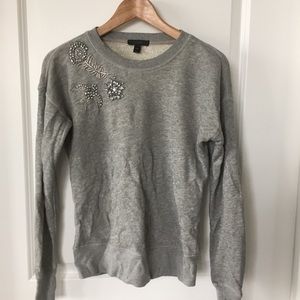 Jcrew embroidered pullover